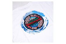 0014-74-06 富士宮市 マンホールTシャツ 波 (白) : XLサイズ