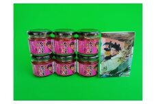 0010-69-04 タケノコ王ラー油 にんにく味 6本 直筆サイン入りセット