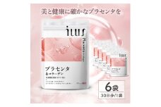 0024-101-02 ILUS プラセンタ＆コラーゲン 6袋 (6ヶ月)