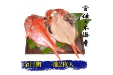 干物セット＜金目鯛2枚セット＞高級魚金目の干物2枚セット 伊豆・伊東の干物詰め合わせ【1440776】