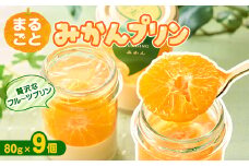〔伊東温泉大人気〕丸ごとみかんプリン9個入【1538907】