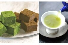 [№5695-0631]【島田の逸品】おとなの抹茶生ﾁｮｺとほうじ生ﾁｮｺ 贅沢深蒸し茶セット