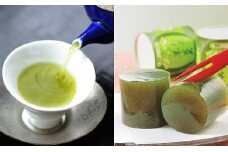 [№5695-0518]最高級深蒸し茶　金谷いぶき600ｇ　お茶羊羹付き