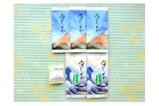 [№5695-1183]深蒸し茶3本・茎茶2本セット（合計100g×5本） お茶 緑茶
