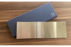 [№5695-1198]ステンレス製　長方皿（サイズ:30×10cm)