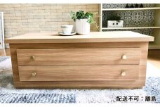 [№5695-1275]ローボード 幅89cm ナチュラル（組立不要）【配送不可：離島】
