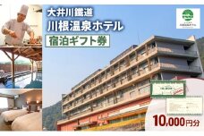 [№5695-2057]大井川鐵道川根温泉ホテル ふるさと納税宿泊ギフト券 10,000円分 チケット ギフト券 宿泊　川根温泉 SL 島田市 静岡県