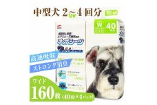 ペットシーツ ネオシーツセレブ ワイド160枚 (40枚×4袋) 高速シャットアウト吸収 大容量 高品質 ストロング消臭 クエン酸 足漏れ防止 犬 猫 ペット 日用品 コーチョー 富士市 [sf002-147]