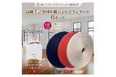 手芸用紙バンド 「Papies」 人気カラー12本合わせ 40m×3種 (Bセット あい/ざくろ/グレー) イチオシ 人気3色 植田産業 富士市 日用品(1843)