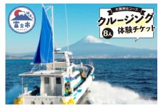 クルージング 大瀬神社コース 体験チケット 8人 クルーズツアー 土日のみ 年末年始受付可能 富士山の壮大な景色 雄大な自然 田子の浦港 隆真丸 完全貸し切り 一生の思い出 静岡県 富士市 [sf001-187]