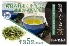 特選 くき茶 5袋セット 100g袋×5袋 一番摘み 新茶 茎 影山製茶店 緑茶 美味しい 香り 甘み 水出し ティータイム おもてなし リラックス 手土産 富士市 [sf001-285]
