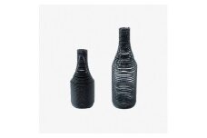 SPRING VASE (flower vase)スリム型　ブラック【1419745】