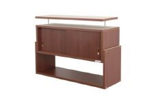 耐震上置き　じしん作くん　幅86cm×奥行29cmタイプ(ブラウン)　86-29B_ 家具 収納 棚 耐震 送料無料 ブラウン 茶色 オフィス 新生活 リビング オフィス おしゃれ 引っ越し 整理 片付け 【1416349】