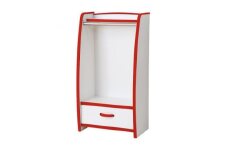 知育家具シリーズ　ハンガーラック　48cm幅(レッド)　HRJ-48HR【1415260】