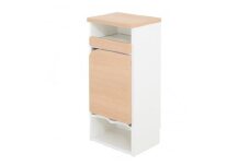 子育て支援家具　オムツストッカー(ナチュラル)　OMT-35N【1416570】