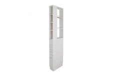隙間収納ラック　15cm幅(ホワイト)　SRD-15W_ 日本製 収納 家具 ラック 引き出し キッチン リビング 隙間 すき間 サイド 送料無料 【1414314】