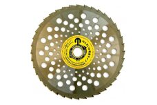 刈払機用チップソー 下刈から雑木まで楽々「刈らまいか軽量タイプ」3枚セット(255mm×刃数40P)【1609897】