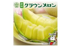 ＜毎月定期便＞クラウンメロン(白等級)1玉・10ヵ月毎月お届け全10回【4069569】
