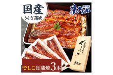 浜名湖養鰻125年の最高傑作「でしこ」!浜名湖・うなぎのたなか国産長蒲焼3本ギフト※合計330g程度【1664704】