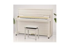 ＜ピアノ＞カワイ KAWAI の新品アップライトピアノNF-15(ホワイトメイプル色)【1651868】