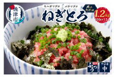 a16-040　おたのしみ ねぎとろ 約100g×12袋 丼のたれ セット