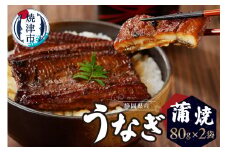 a10-742　静岡県産 うなぎ 蒲焼 真空 パック 80g×2