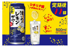 T0089-1511　【定期便11回】濃いめ の レモンサワー 500ml×1箱（24缶）
