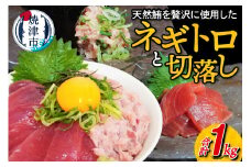a10-934　天然鮪を贅沢に使用したネギトロと切落しセット