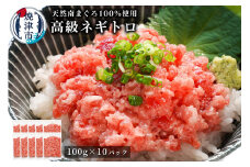 a30-269　天然 海のダイヤ 南鮪 ネギトロ 約100g×10