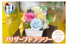 a13-056　プリザーブドフラワー【クリアケース入り】