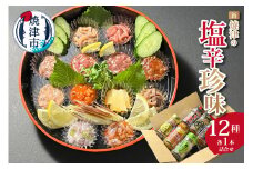 a10-1012　新・12種の焼津の 塩辛 珍味 詰合せ