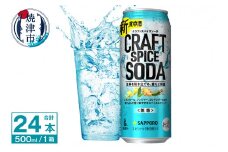 a17-121　サッポロ クラフトスパイスソーダ 500ml×24本