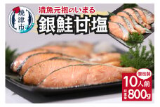 a10-1008　銀鮭 甘塩 10切入（個包装真空パック）