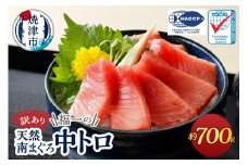 a10-1000　【準備ができ次第お届け】マグロ 中トロ 訳あり ミナミマグロ  切り落とし 約700g 鮪 まぐろ 刺身