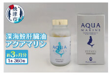 b110-005　深海鮫肝臓油 アクアマリン300mg×360粒（約3ヶ月分）