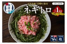 a11-156　天然 南マグロ ネギトロ 100g x 10パック 合計1.0kg