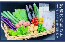 於愛の方 ふるさとの味　有機野菜・お米・お茶のセット (西郷の局セット)【1424782】