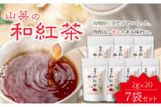 掛川市産　有機和紅茶　20個×7袋　計140個【1399768】