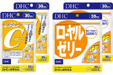 DHCビタミンC (ハードカプセル) 30日分・ローヤルゼリー30日分 各2個セット【1118059】