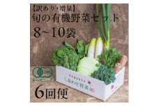 ＜毎月定期便＞しあわせ野菜畑のシェフMセット　(訳あり規格外の有機野菜を一部使用)全6回【4066016】