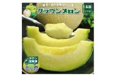 ＜毎月定期便＞クラウンメロン(白等級) 1玉全8回【4069723】