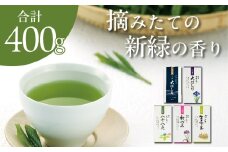 旬の香りを飲み比べ 5種の新茶 満喫セット 合計400g　2026年5月より順次発送＜39537＞【1637484】