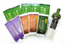 お茶 藤枝茶 4種 フィルターインボトルポータブル セット 緑茶 煎茶 玉露 日本茶 和紅茶 国産 茶葉 ギフト 詰合せ 詰め合わせ  静岡県 藤枝市