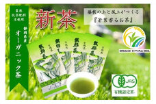 【先行予約 2025年5月25日以降順次発送予定】 2025年度産 新茶 茶葉 100g × 4袋 オーガニック 有機 静岡県産 日本茶 お茶 化学肥料 不使用 静岡県 藤枝市