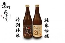 日本酒 初亀 2本 純米吟醸 特別純米 720ml 2本 飲み比べ お酒 セット 宅飲み 家飲み おうち時間 飲み会 アルコール 飲料 静岡県 藤枝市 