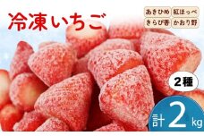 冷凍 いちご 計2kg 2種類 セット 紅ほっぺ 章姫 きらぴ香 かおり野 フルーツ 果物 イチゴ フローズン スムージー ヨーグルト 苺 静岡県 藤枝市 ふるさと人気 