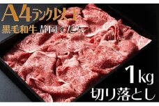 牛肉 1kg 切り落とし 厳選 肉 国産 和牛 静岡そだち お肉 すき焼き 焼き肉 しゃぶしゃぶ用 すき焼き BBQ  静岡県 藤枝市 