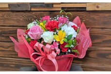 花 アレンジメント ギフト お誕生日 植物 季節 生花 おまかせ アレンジ プレゼント 贈答 贈り物 祝い 母の日 インテリア 立花ガーデン フラワーギフト お花 フラワーアレンジメント お届け：毎年9月-6月（7・8月は配送不可） 静岡県 藤枝市 