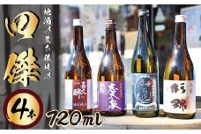 日本酒 地酒 四傑 飲み比べ セット 四合瓶 4本 志太泉 喜久酔 杉錦山 初亀 純米 吟醸 酒 ギフト 静岡県 藤枝市