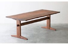 ダイニング テーブル 木製 無垢 ウォールナット ウォルナット 幅 180 奥行 80 秋山木工 家具 シンプル ナチュラル おしゃれ リビング キッチン 国産   静岡県 藤枝市 